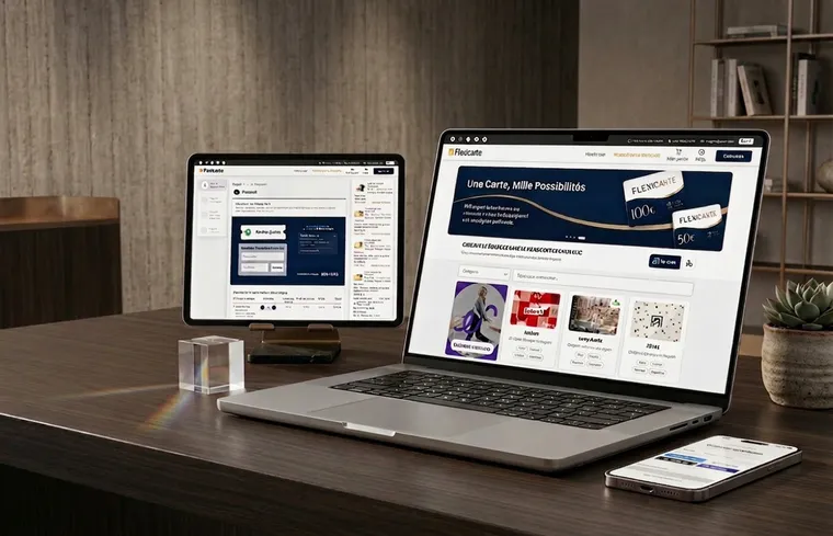 Gift card management screens